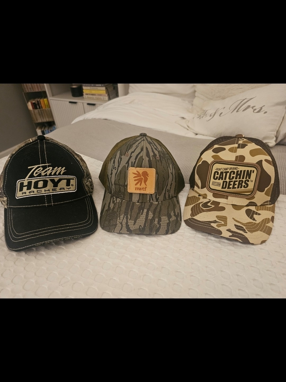 Three Men's Trucker Caps